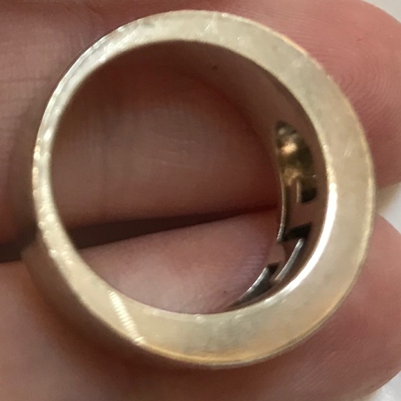 Gucci Double GG Silver Ring size 5.5 With Tags - Picture 8 of 8